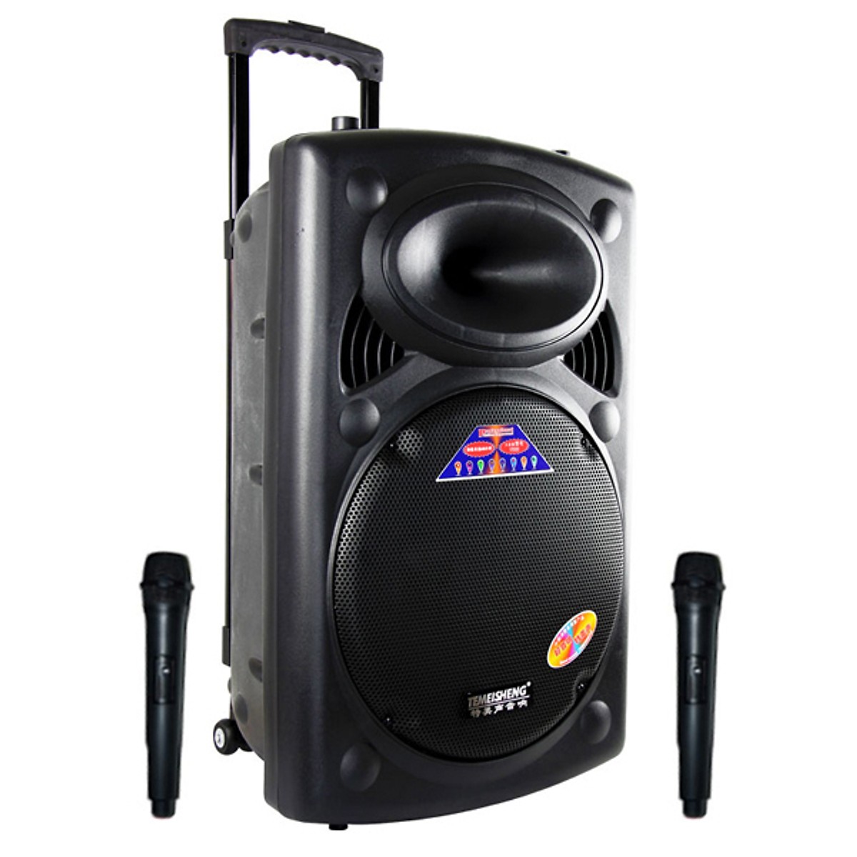 Loa kẹo kéo karaoke bluetooth Temeisheng DP-2305L - Hàng nhập khẩu