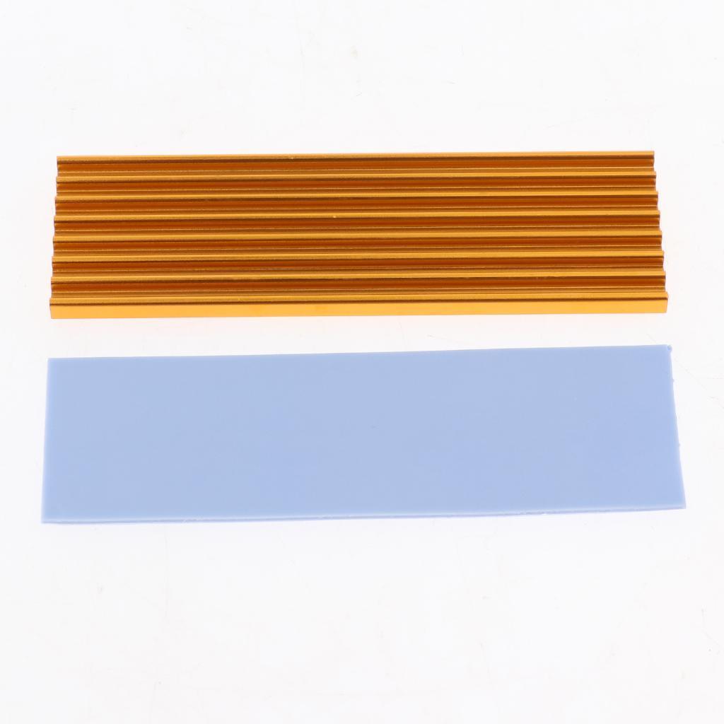 Computer SSD Drive Heat Sink Pad Cooler Kit for M.2 2280 Solid State Drive