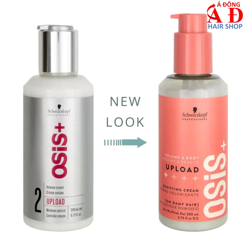 Kem Làm Phồng Tóc Schwarzkopf Osis 2 Upload Volume Cream 200Ml