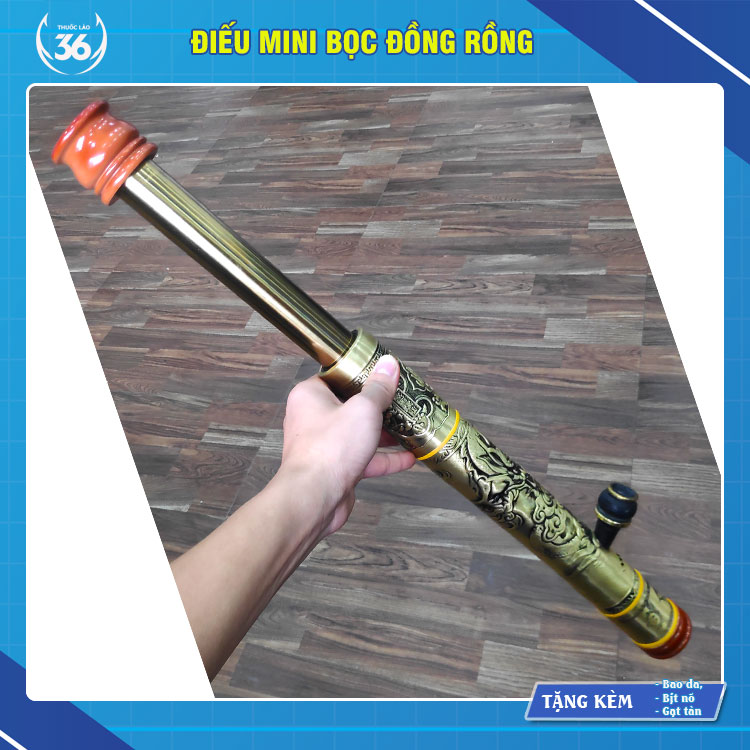 Điếu Mini Bọc Đồng Rồng