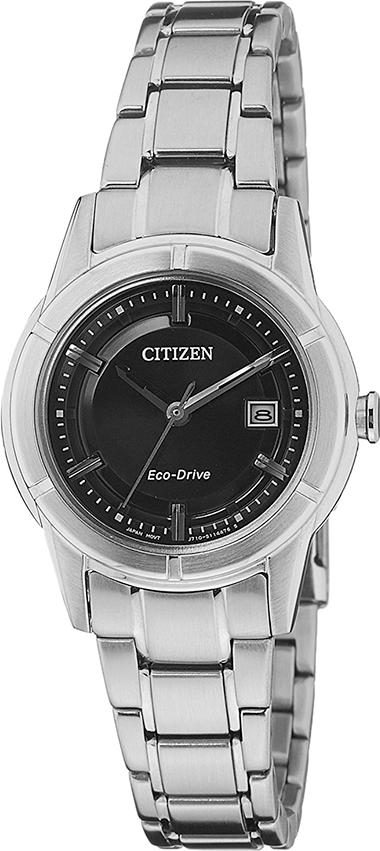 Đồng Hồ Nữ Dây Kim Loại CITIZEN FE1030-50E (30.3mm) - Mặt Đen