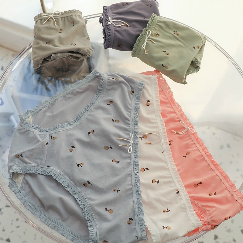 Quần lót nữ su cao cấp dễ thương Freesize - Kiểu Hoa nhí