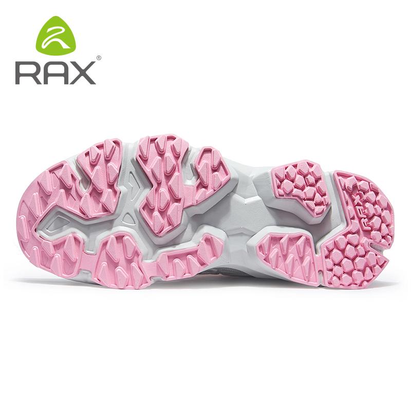 Rax Nữ Giày Đi Bộ Đường Dài Thoáng Khí Thể Thao Ngoài Trời Giày Sneaker Nữ Nhẹ Leo Núi 2019 SS Giày Du Lịch Phong Cách Mới Color: white 485W Shoe Size: 39