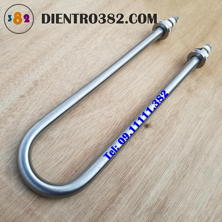 Thanh nhiệt chữ U công suất 4kw, 5kw, 6kw may so nhiệt chữ U chất liệu inox 304 cho nồi phở, nồi hấp và đun nước sôi