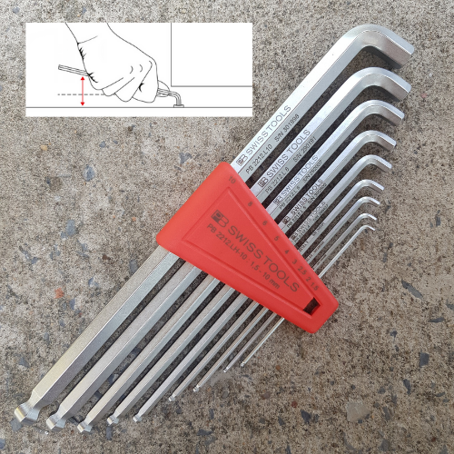 Bộ Lục Giác 100° Đầu Bi 9 Chi Tiết PB Swiss Tools PB 2212.LH-10