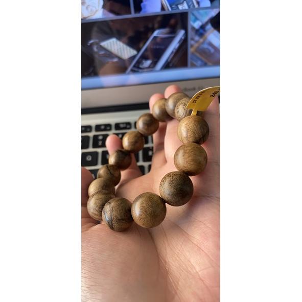 Vòng Đeo Tay Trầm Hương Hạt 14mm