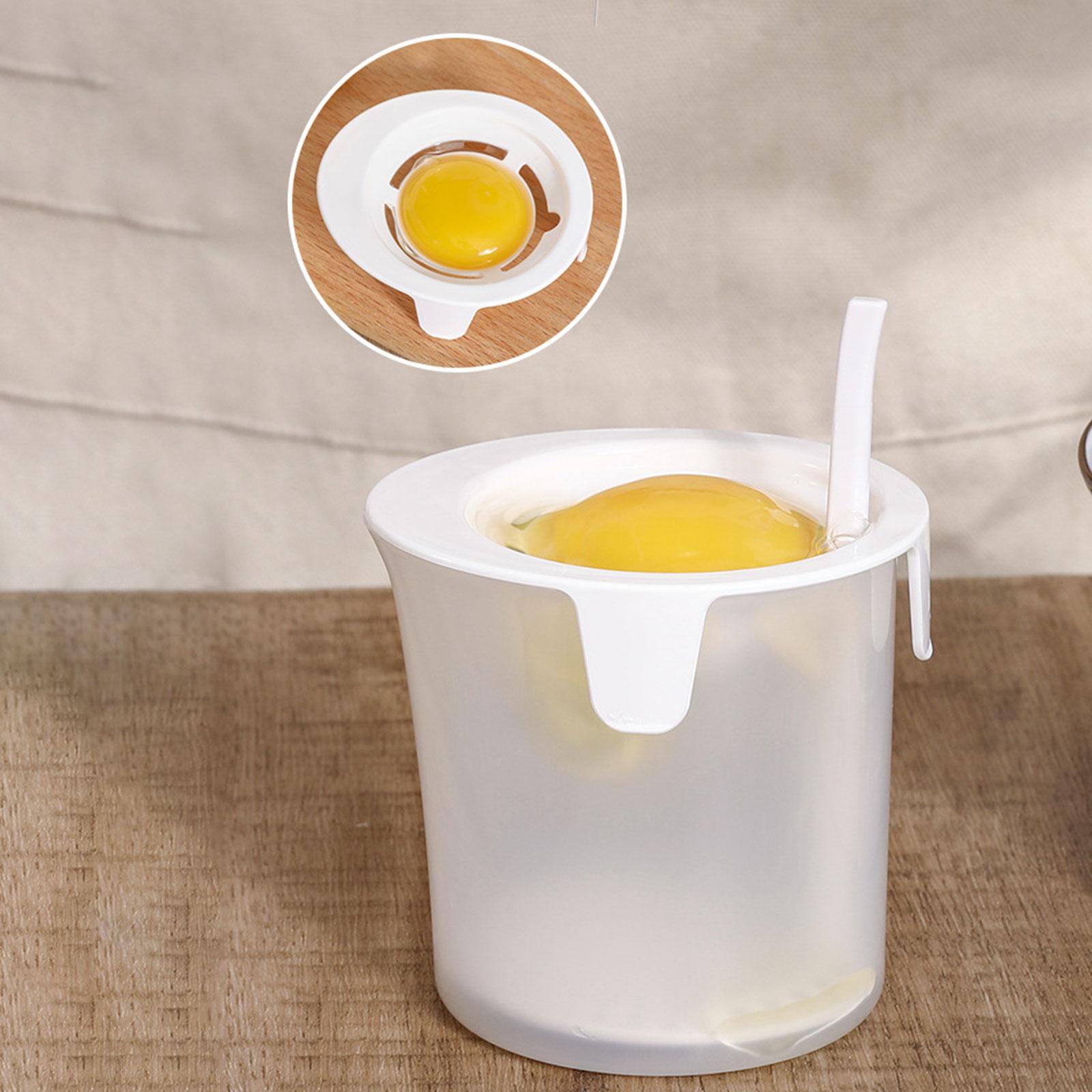 Portable Egg Yolk Separator Removable Manual Hand Durable Practical Cream Bubbler Egg Yolk Egg White Separator for Bakery Tool Accessories