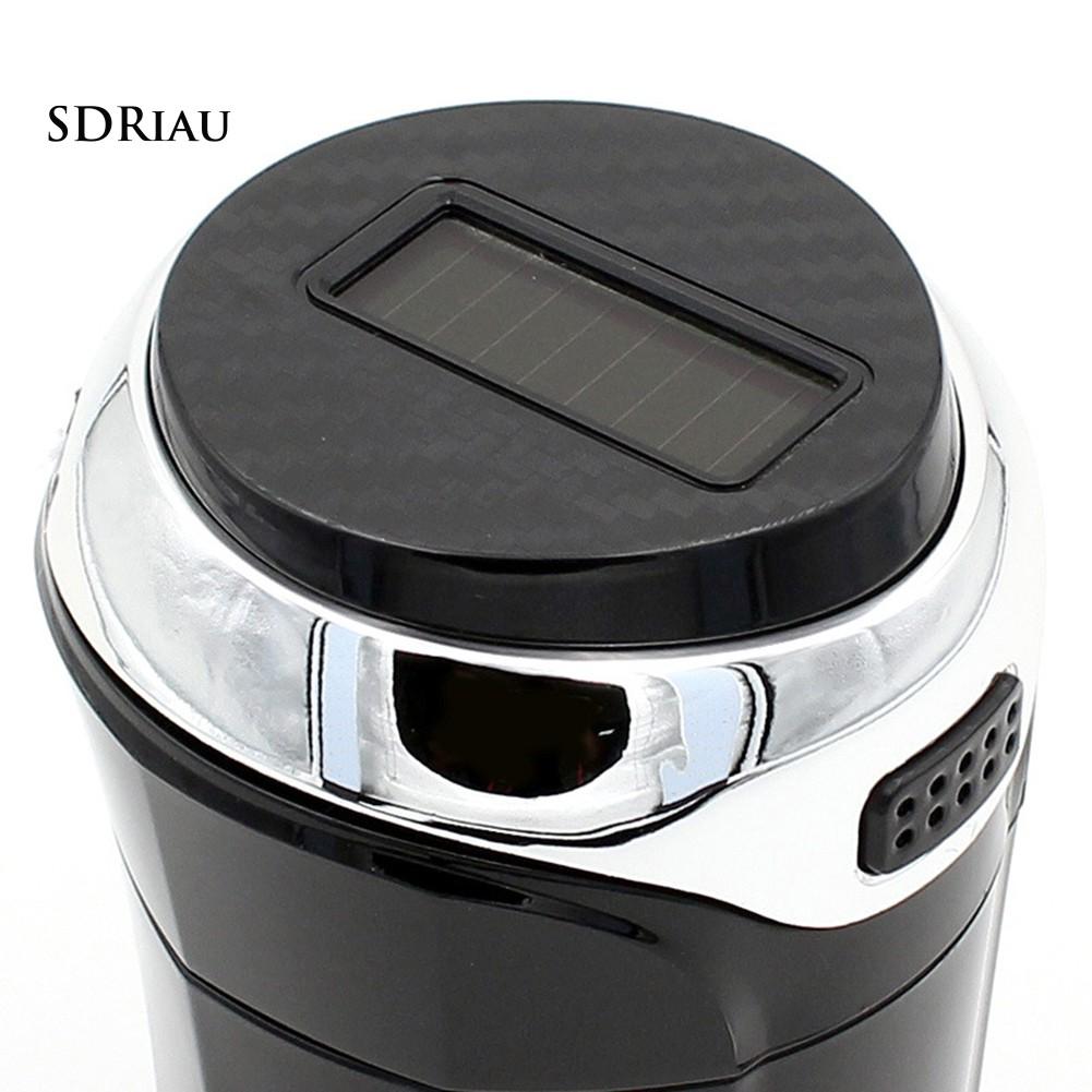 Gạt Tàn Thuốc Có Đèn Led Năng Lượng Mặt Trời Cho Xe Hơi