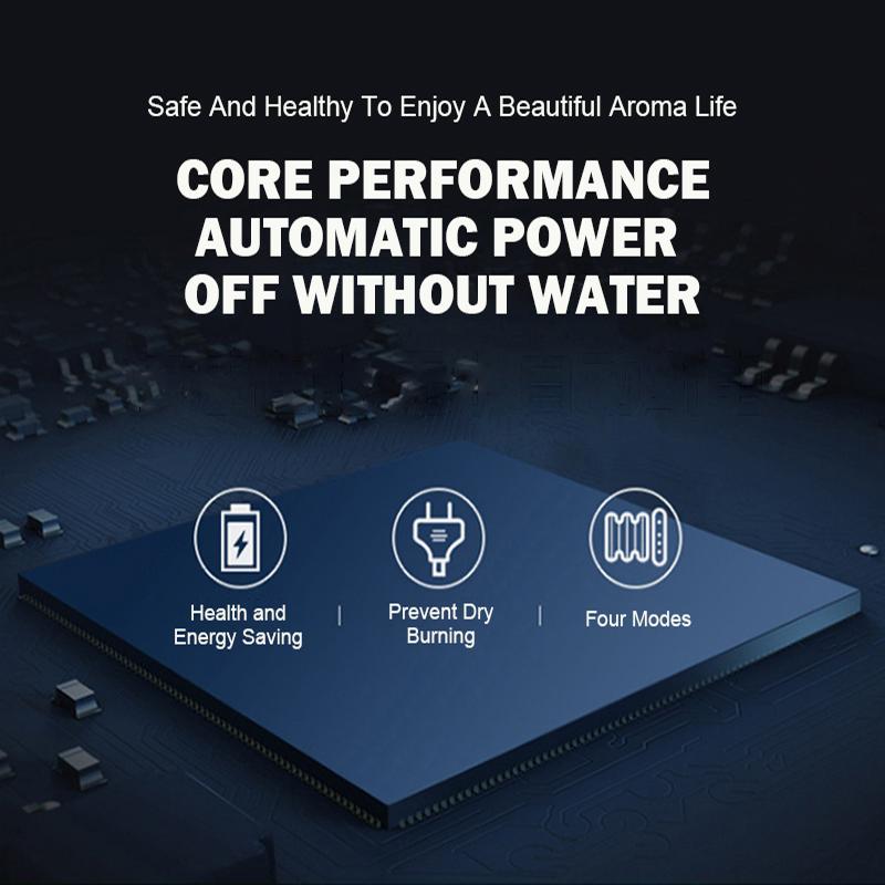 500ML Điện Máy Khuếch Tán USB Máy Tạo Độ Ẩm Không Khí Siêu Âm Thanh Mát Phun Sương Tạo Sương Tinh Dầu Di Động Humidificador LED