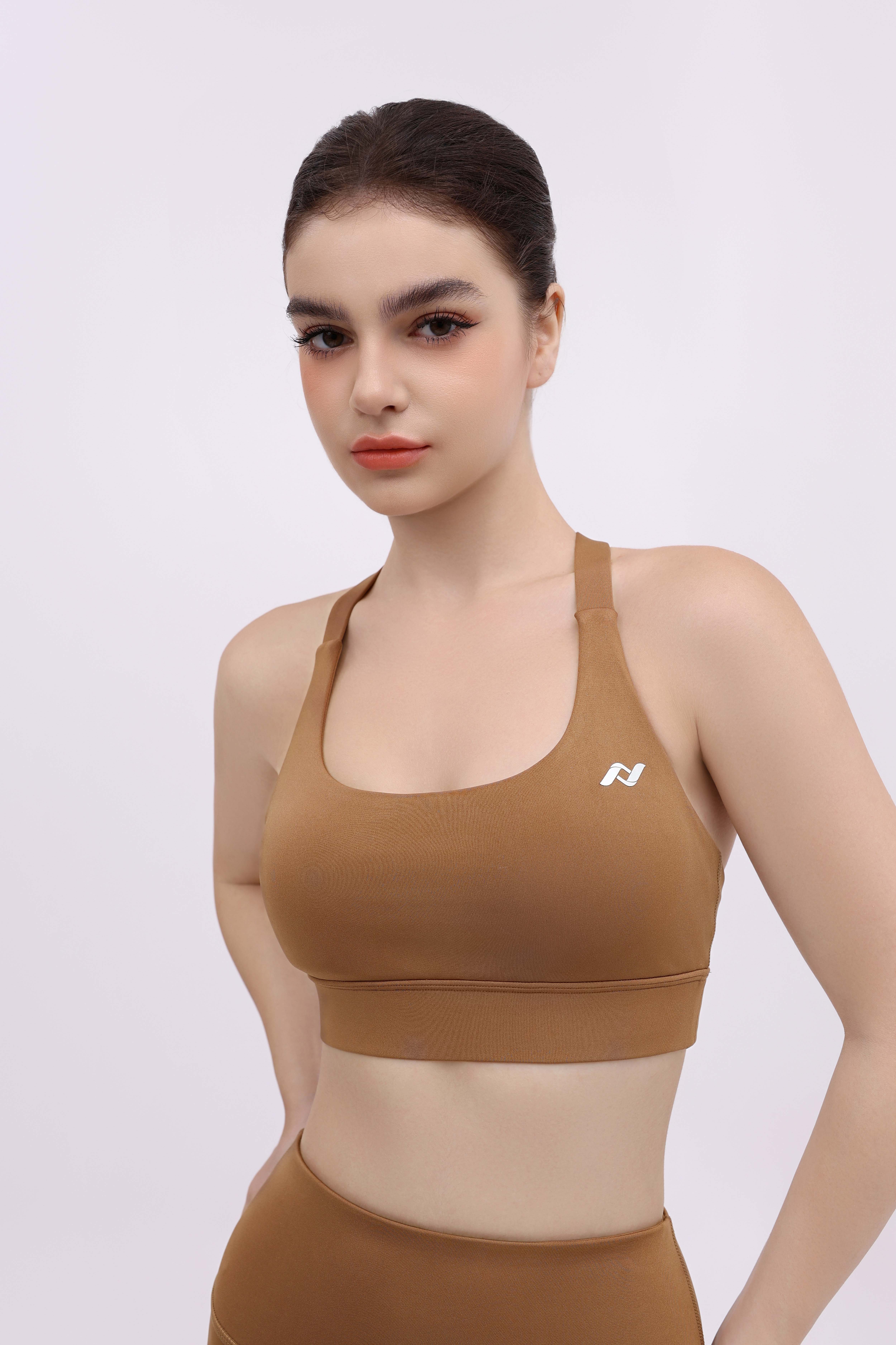 Set đồ thể thao Nữ tập Gym Yoga Pilates FANFIT FFSET011 - Áo bra FFSB004, Quần legging FFLG002