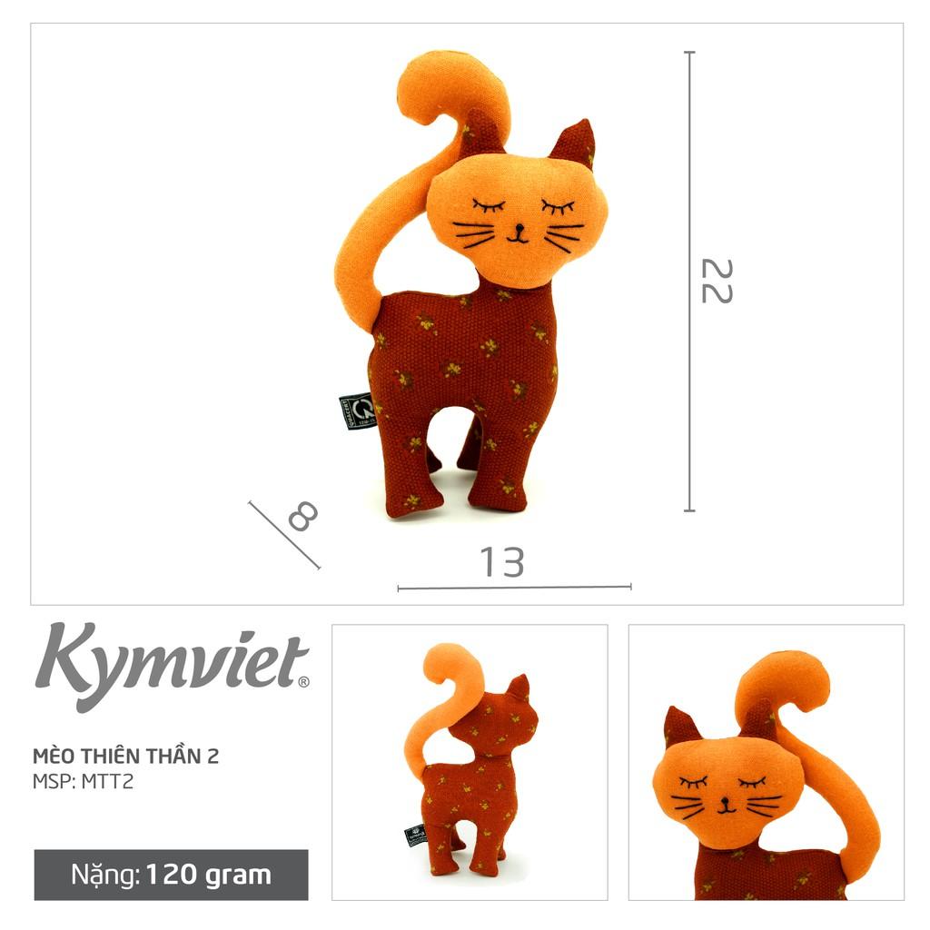 Đồ Chơi Nhồi Bông Hình Mèo Thiên Thần 2 Kymviet 100% Handmade Cotton