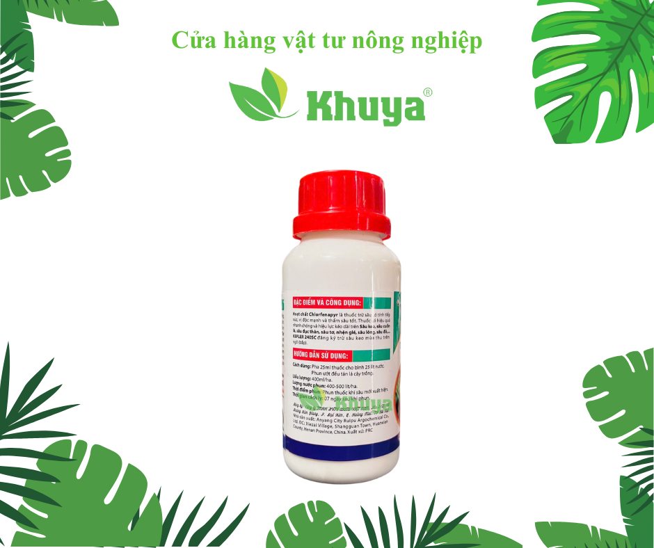 Thuốc trừ sâu Vua Sâu Kháng 200ml Tiếp xúc Vị độc Thấm sâu