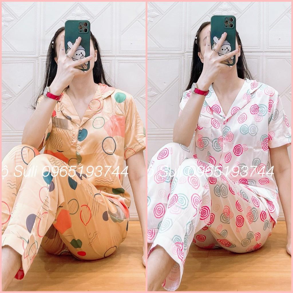 Đồ Mặc Nhà Dài Pijama Lụa Latin Nhiều Kiểu Họa Tiết - Bền, Đẹp, Dễ Thương, Chất liệu cao cấp