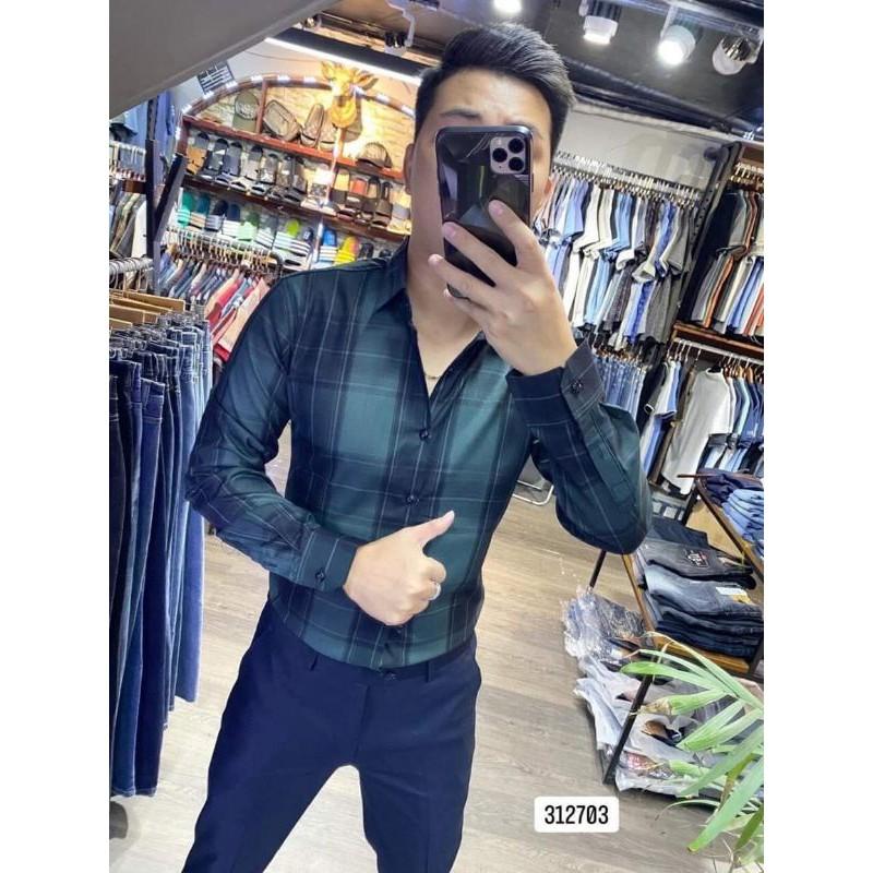 Áo Sơ Mi Nam Kẻ Caro BBR Cao Cấp - Thiết Kế Thời Trang