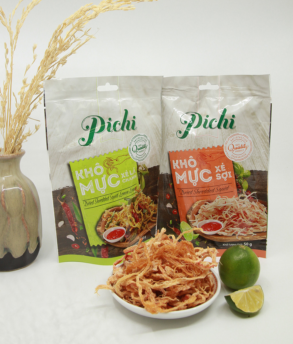 Combo 3 gói Pichi Khô mực xé sợi