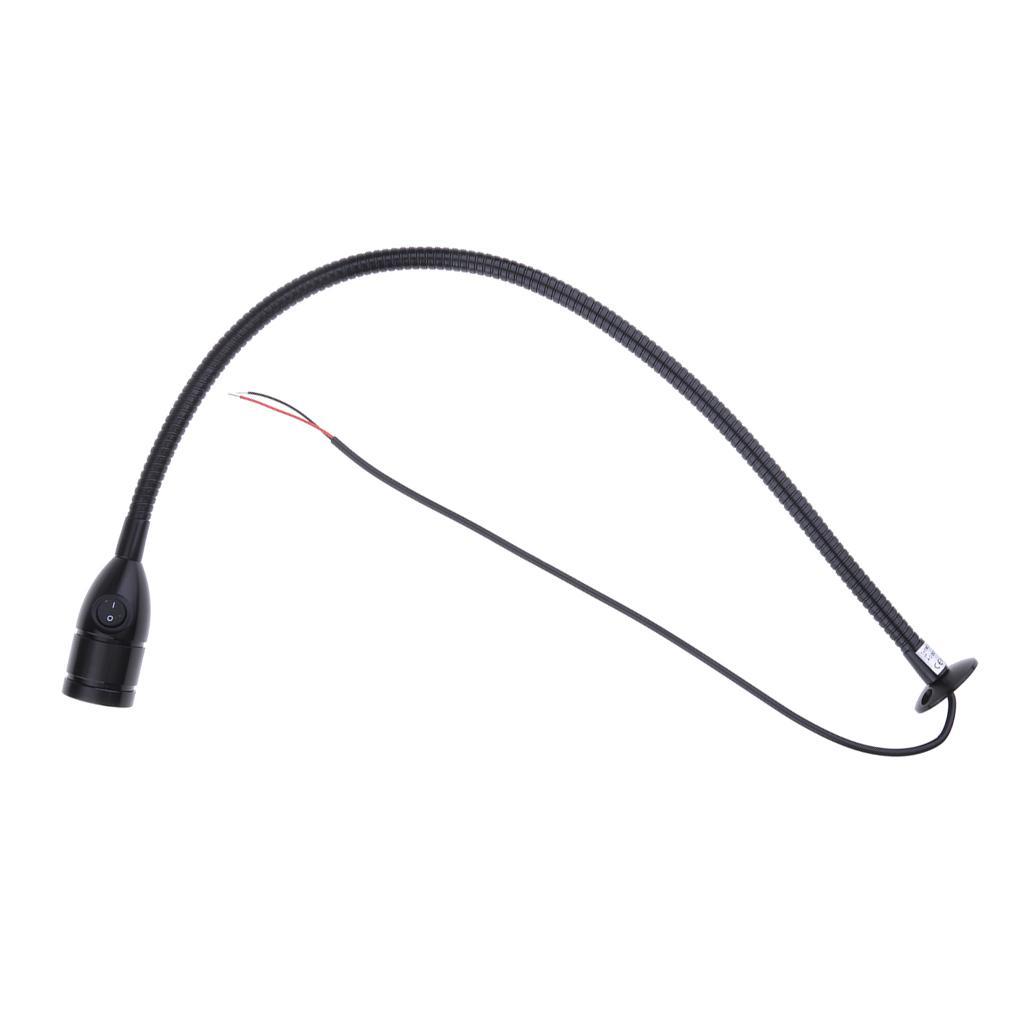 Marine Boat Reading Swivel Lights Desk Lamp 12V 3W