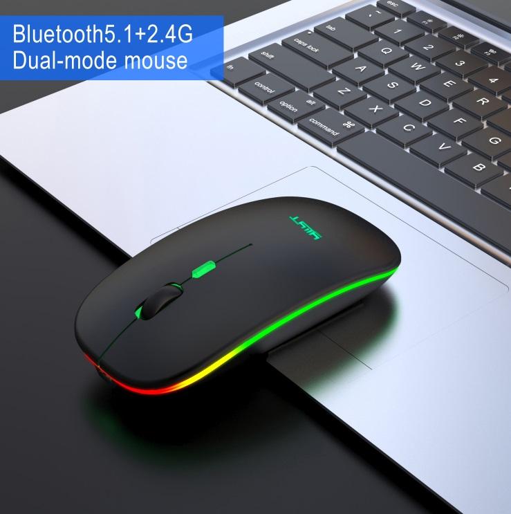 Ergonomic Gaming Mouse G852 Bluetooth + 2.4g dual mode Computer Mouse Gamer Mice With Backlight For PC Laptop