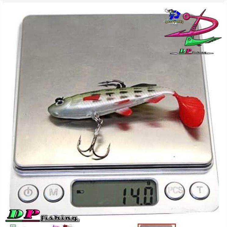 Mồi Câu Cá Giả Bằng Nhựa Mềm , Mồi giả lure cá lóc, chẽm 90mm/14g - M001