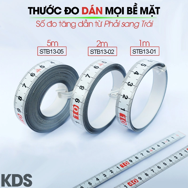 Thước dán số đo từ phải sang trái Nhật Bản KDS