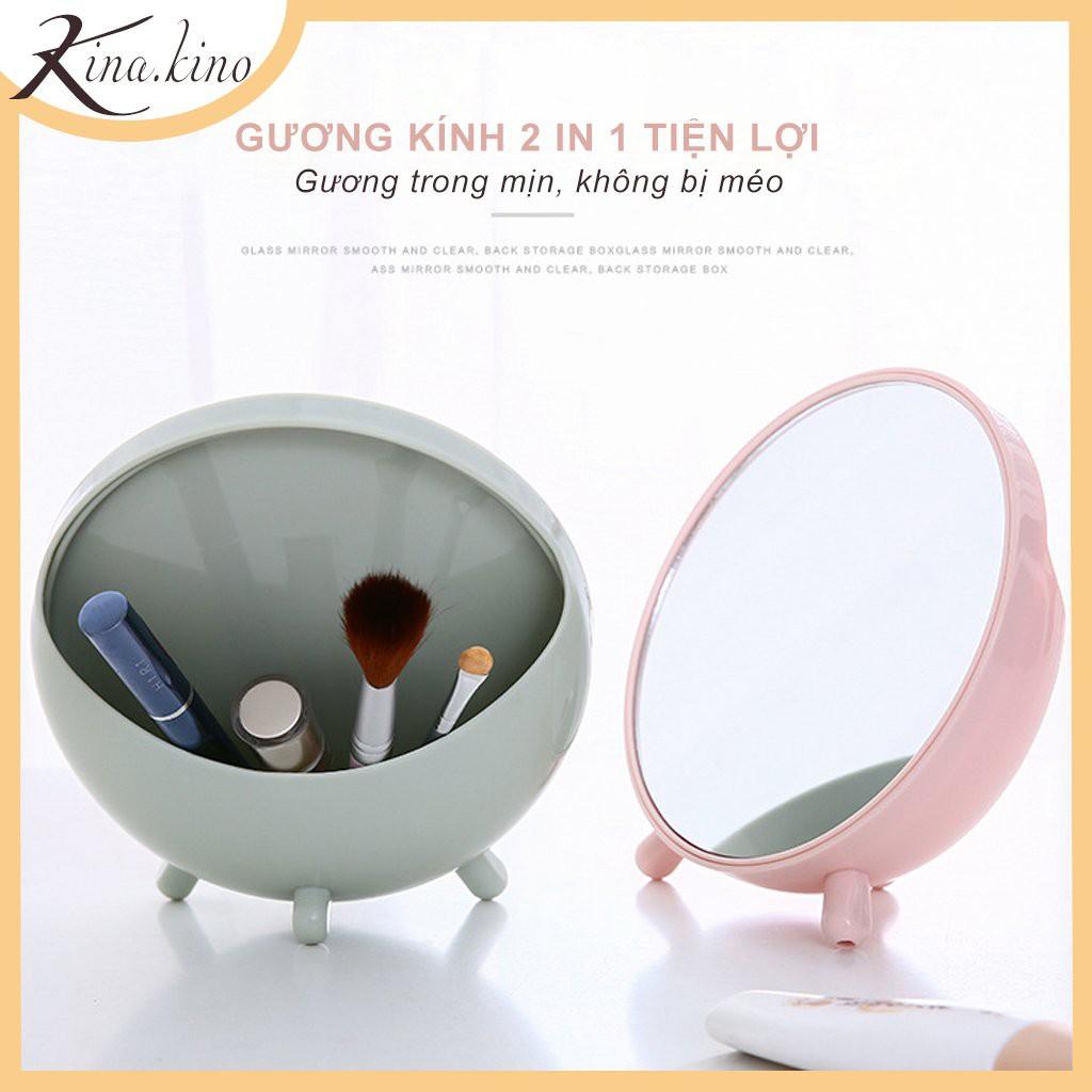 Gương Kính Để Bàn 2 in 1 Tiện Lợi