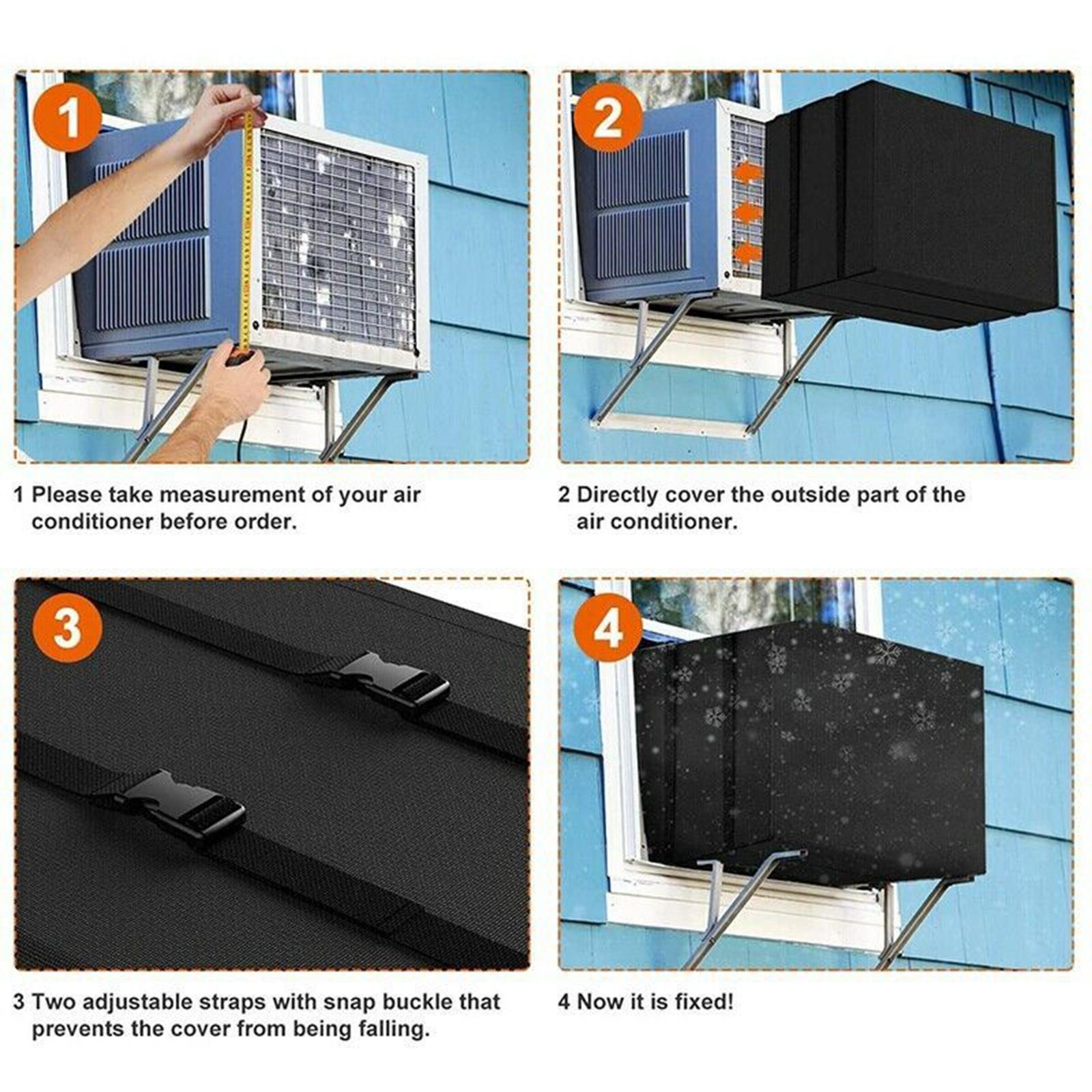 Air Conditioner Cover for Outside Unit Water-Resistant Durable