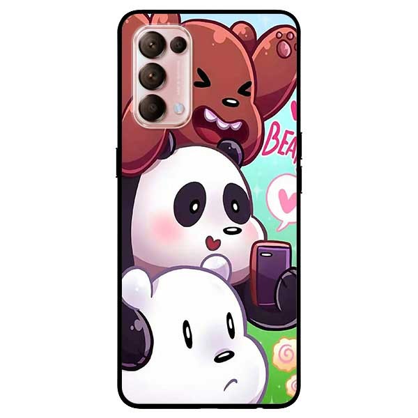 Ốp lưng dành cho Oppo Reno 5 mẫu Gấu Tim