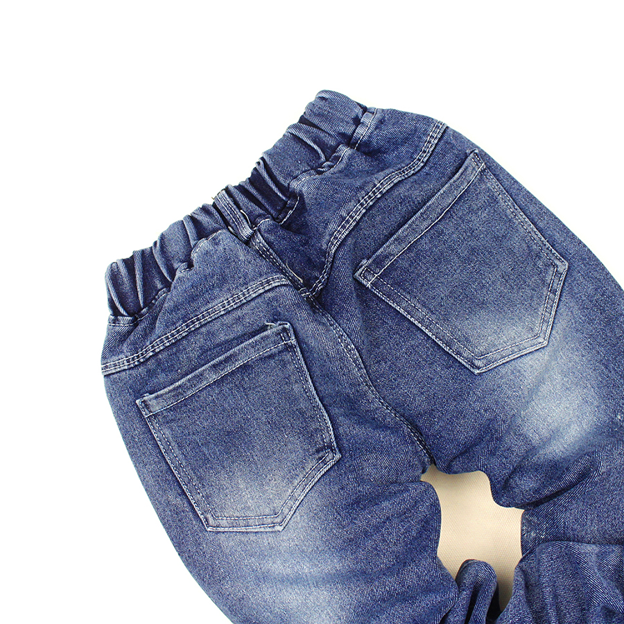Quần jean dài thời trang thêu chữ KK cho bé trai 0.5-3 tuổi từ 10 đến 15 kg 05061