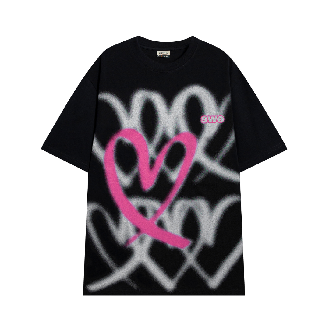 SWE - Áo thun  HEARTS TEE 2023 cotton thoáng mát thời trang chính hãng