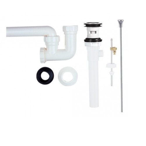 Bộ xả ty nhựa Caesar dùng cho lavabo sử dụng vòi nóng lạnh BF606