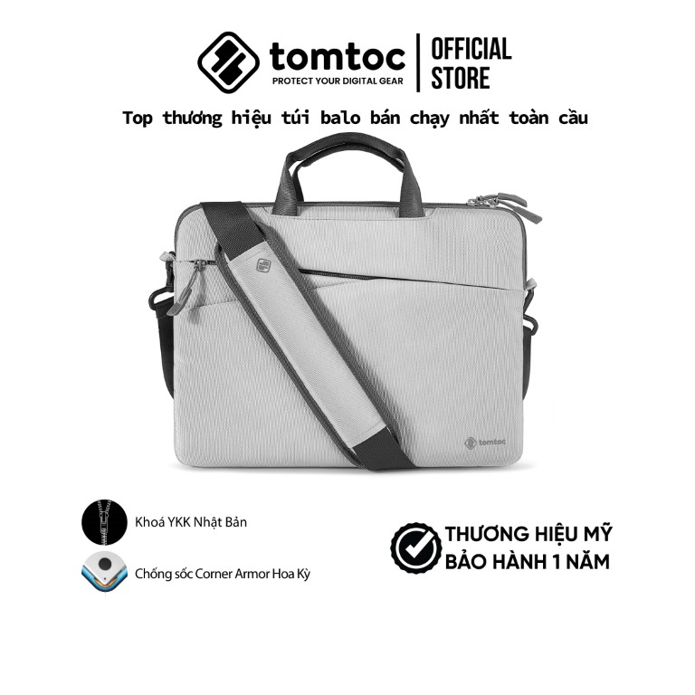 Túi xách Tomtoc Messenger Bags cho Macbook Pro 15 inch - Hàng chính hãng