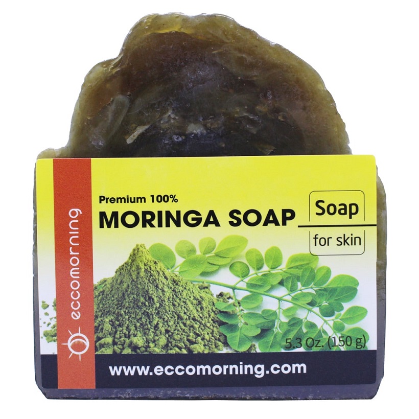 Xà Bông Chùm Ngây Thiên Nhiên Handmade eccomorning - Moringa Soap