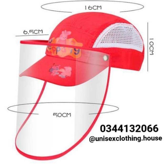 Mũ Nón Heo Peppa Đa Năng Cho Bé Chống Nắng Bụi