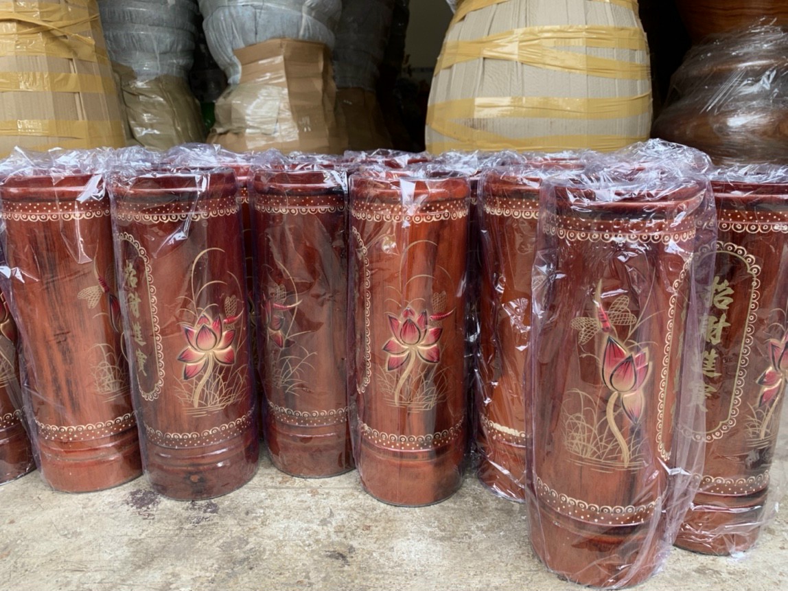 Ống Nhang gỗ cao cấp cao 25cm