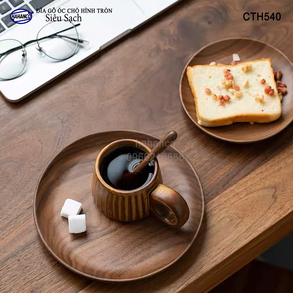 Đĩa Khay Gỗ Óc Chó hàng Xuất Khẩu - đựng đồ ăn/trang trí - đĩa bánh mì/trái cây/ bít tết/ pizza/ phụ kiện chụp ảnh, bày món ăn trong nhà hàng - Sang trọng trên bàn ăn