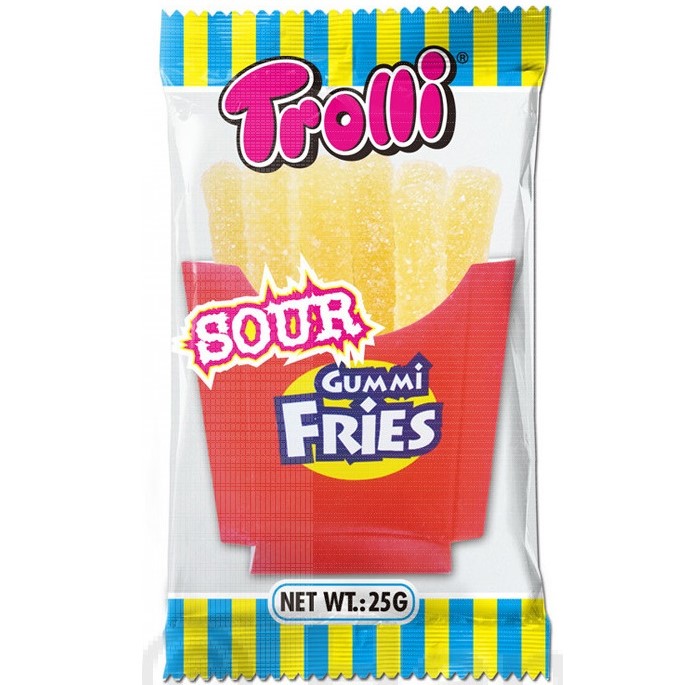 Thùng 12 gói Kẹo dẻo Trolli Gummi Lunch 77gr