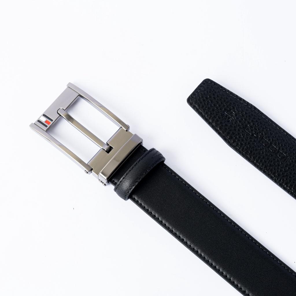 LADODI Thắt Lưng Nam Da Bò - Dây Lưng Nam Da Thật Khoá Kim Hợp Kim Không Rỉ Bản Rộng 3.4 CM Dây Nịt Nam Cao Cấp