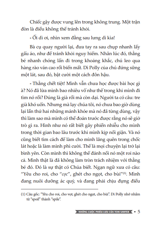 Những Cuộc Phiêu Lưu Của Tom Sawyer