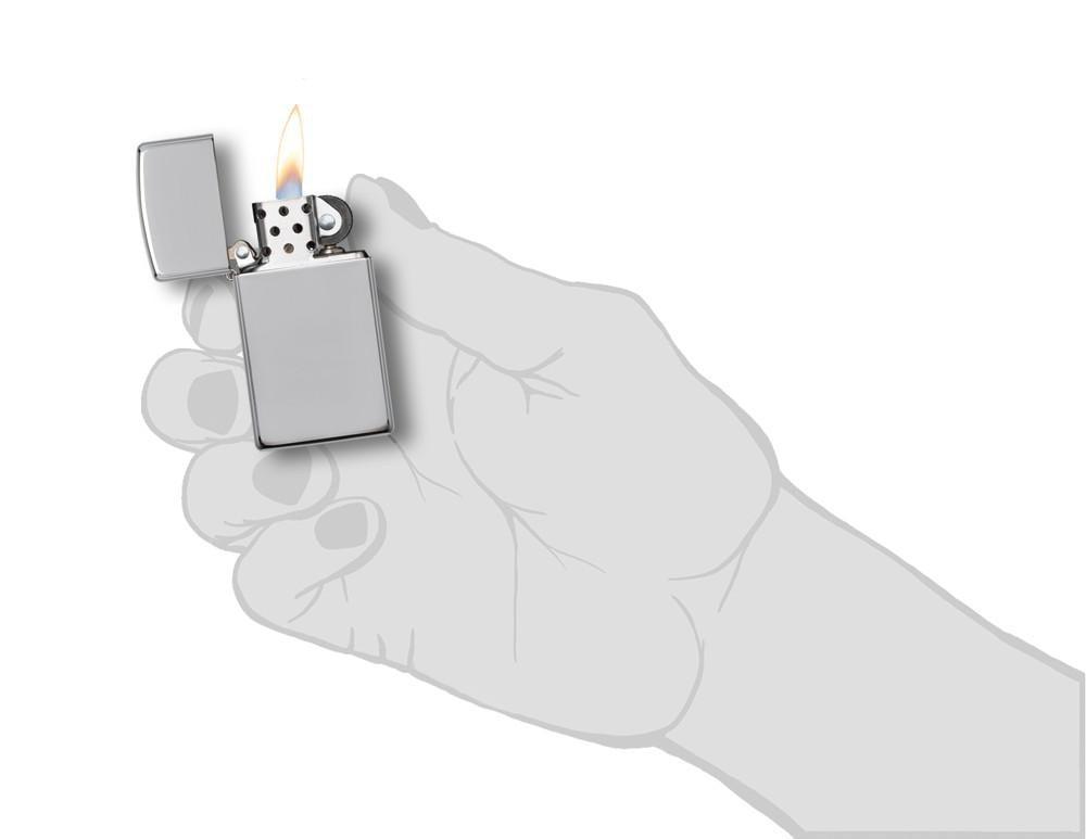 Bật Lửa Zippo Slim Armor High Polished Chrome 1606