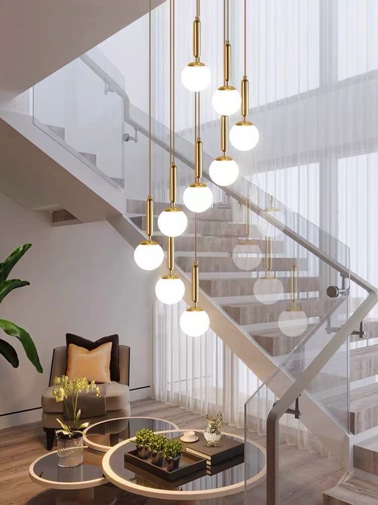 Đèn thả thông tầng TAMOGA UMINO 1036 Đường kính 600mm 3 Chế độ Ánh sáng