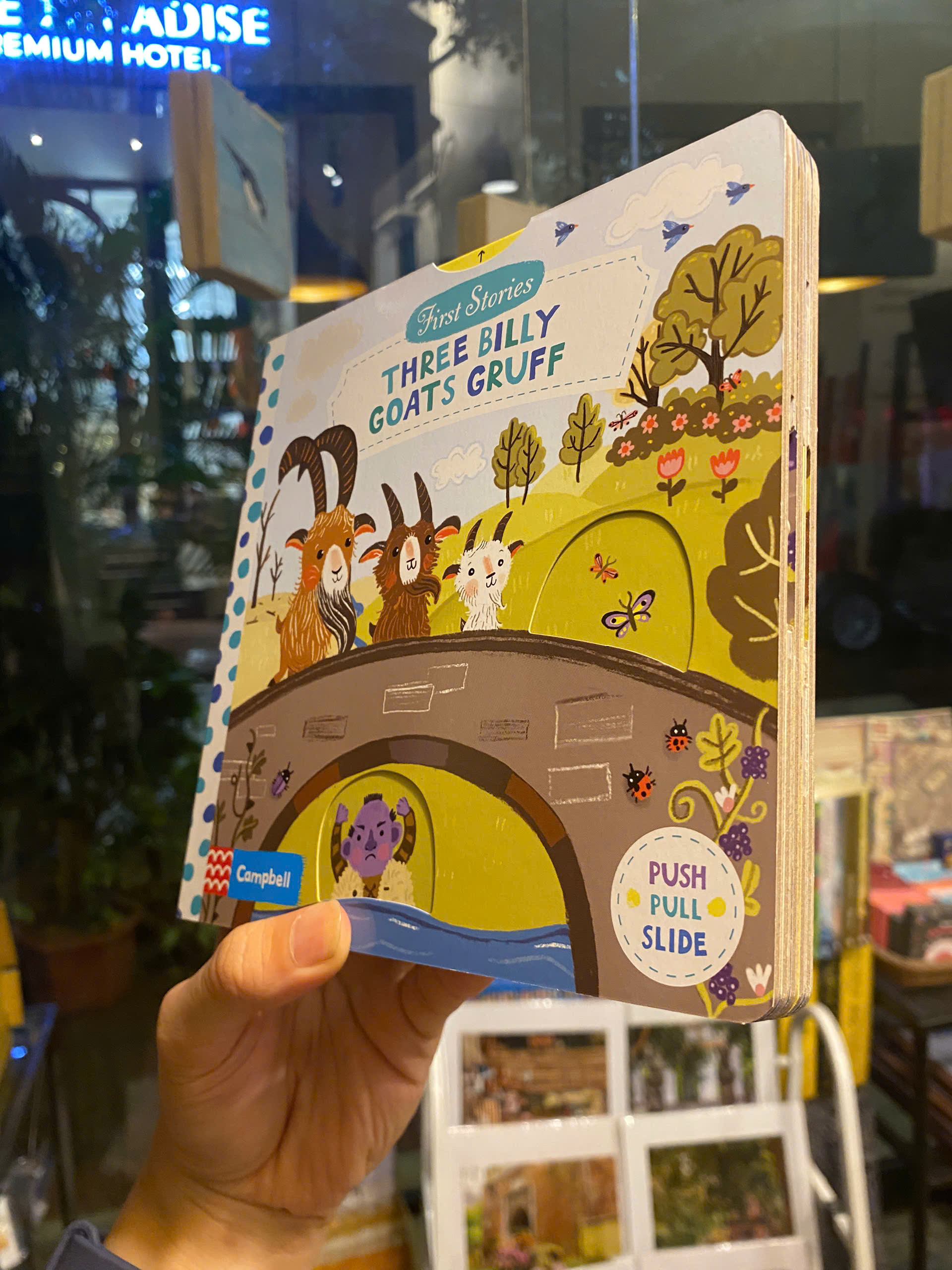 Sách - Three Billy Goats Gruff by Campbell Books | English Children's Picture Book - Activity Book