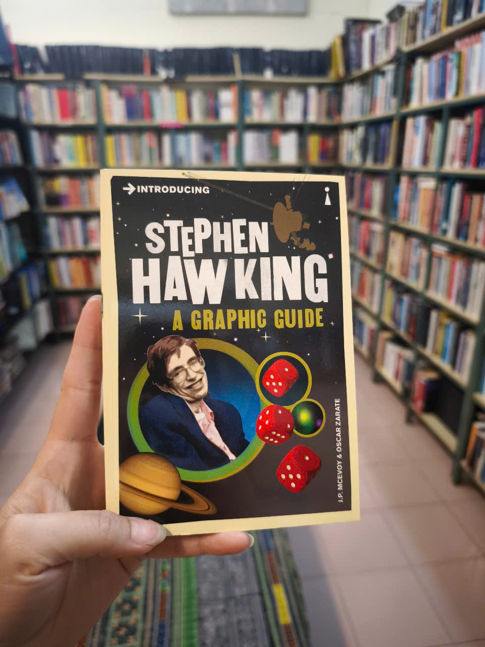 Sách - Introducing Stephen Haw King A Graphic Guide by J.P. McEvoy  - Science/ Nonfiction /Biography
