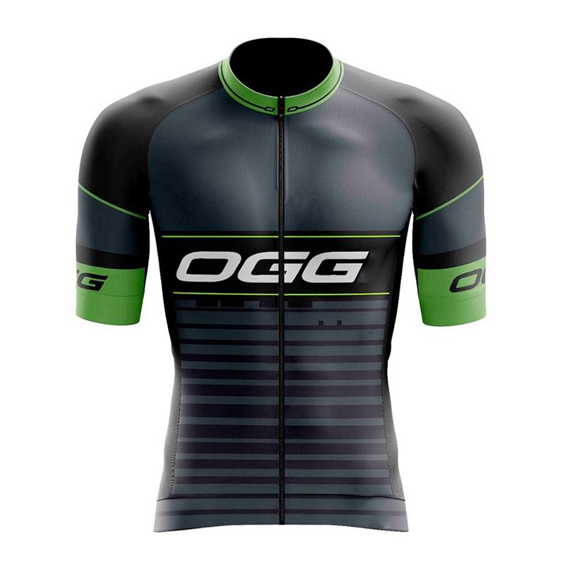 Quần Short Jersey Đi Xe Đạp Cho Nam Quần Yếm Chất Lượng Cao Có Đệm Gel 20D Tay Ngắn Màu Đen Color: Only Top Size: Asian Size -XL