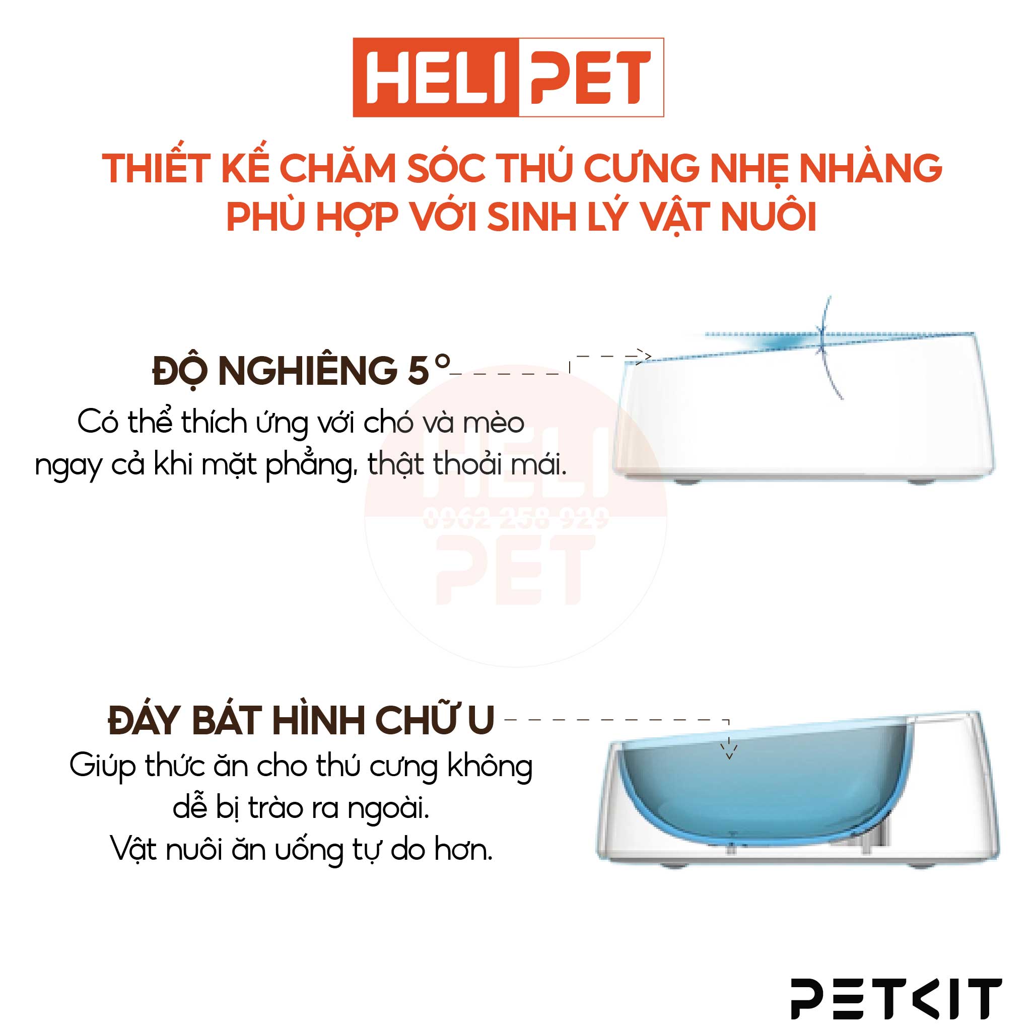 Bát Ăn Thông Minh, Chén Ăn Định Lượng, Cân Thức Ăn Cao Cấp, Kháng Khuẩn PETKIT - HeLiPet