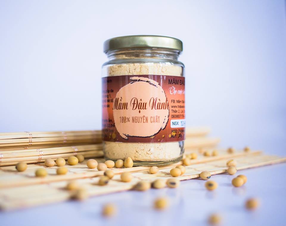 Mầm Đậu Nành Nguyên Chất Bảo Lộc Vũ Gia + Tặng Bộ Đắp Mặt Nạ Cao Cấp
