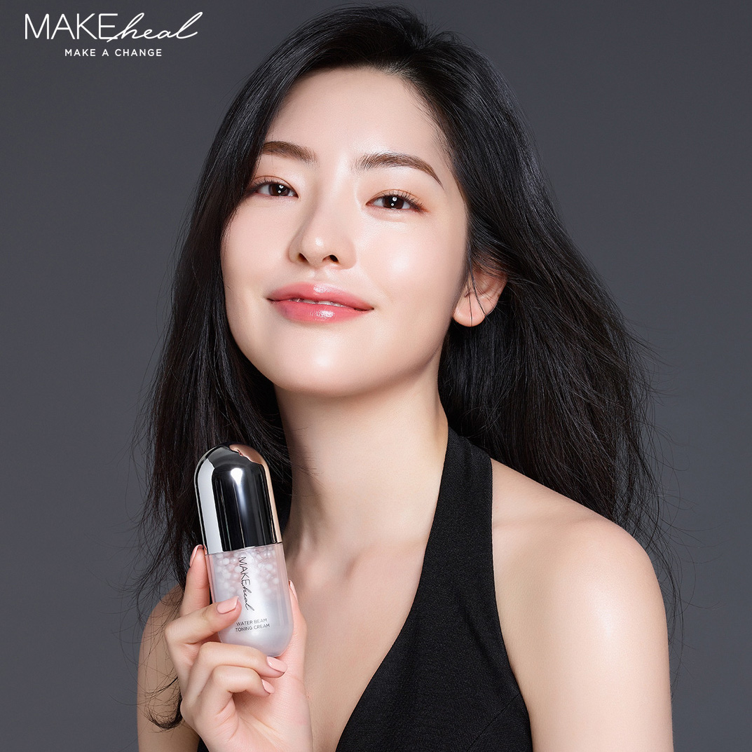 Kem lót trang điểm dưỡng ẩm làm sáng da Makeheal Water Beam Toning Cream 30g