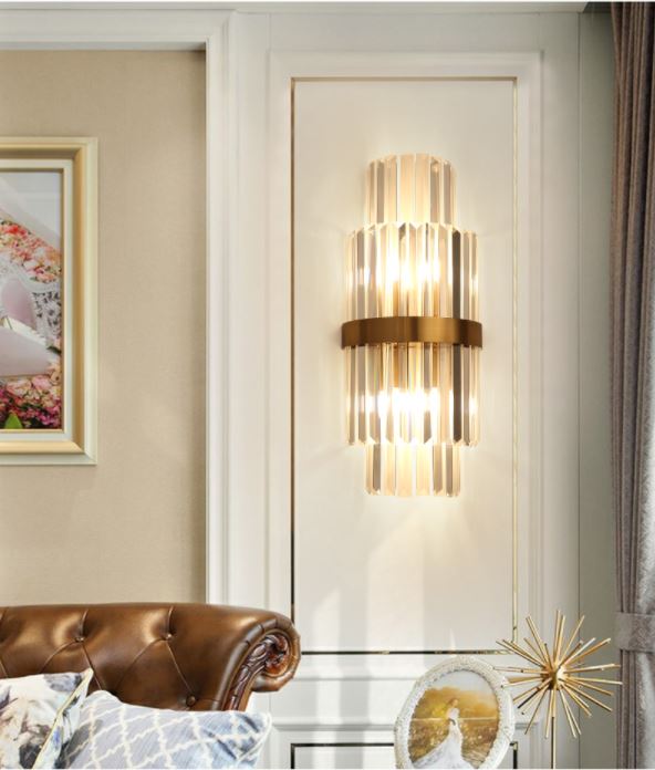Đèn tường COPES pha lê hiện đại trang trí nội thất cao cấp, sang trọng .