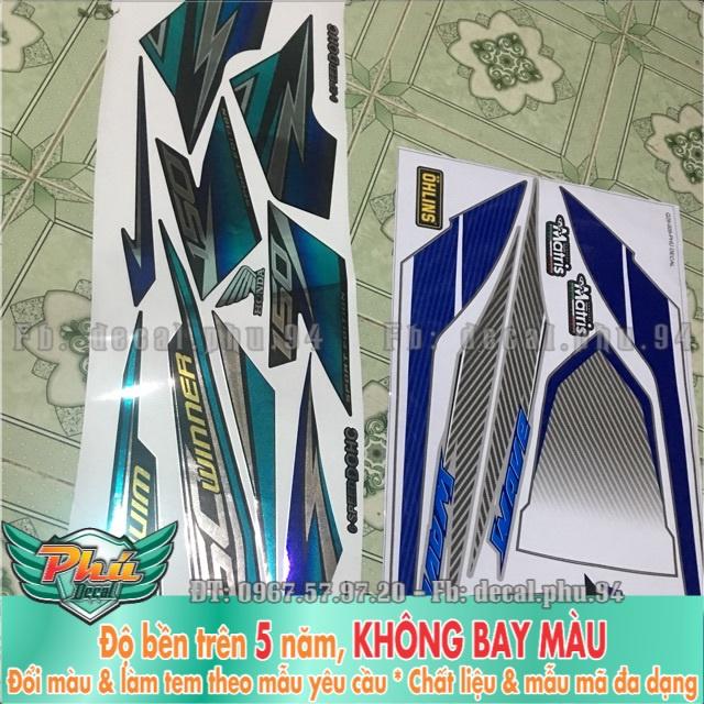 Tem rời Winner Crom xanh đen -1