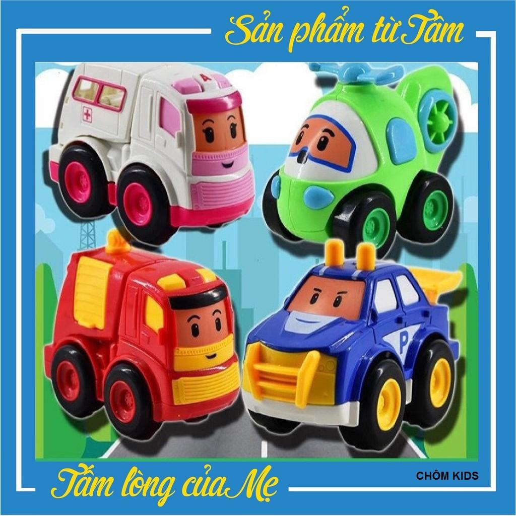 Đồ Chơi Biệt Đội 4 Xe Cứu Hộ POLI CAR