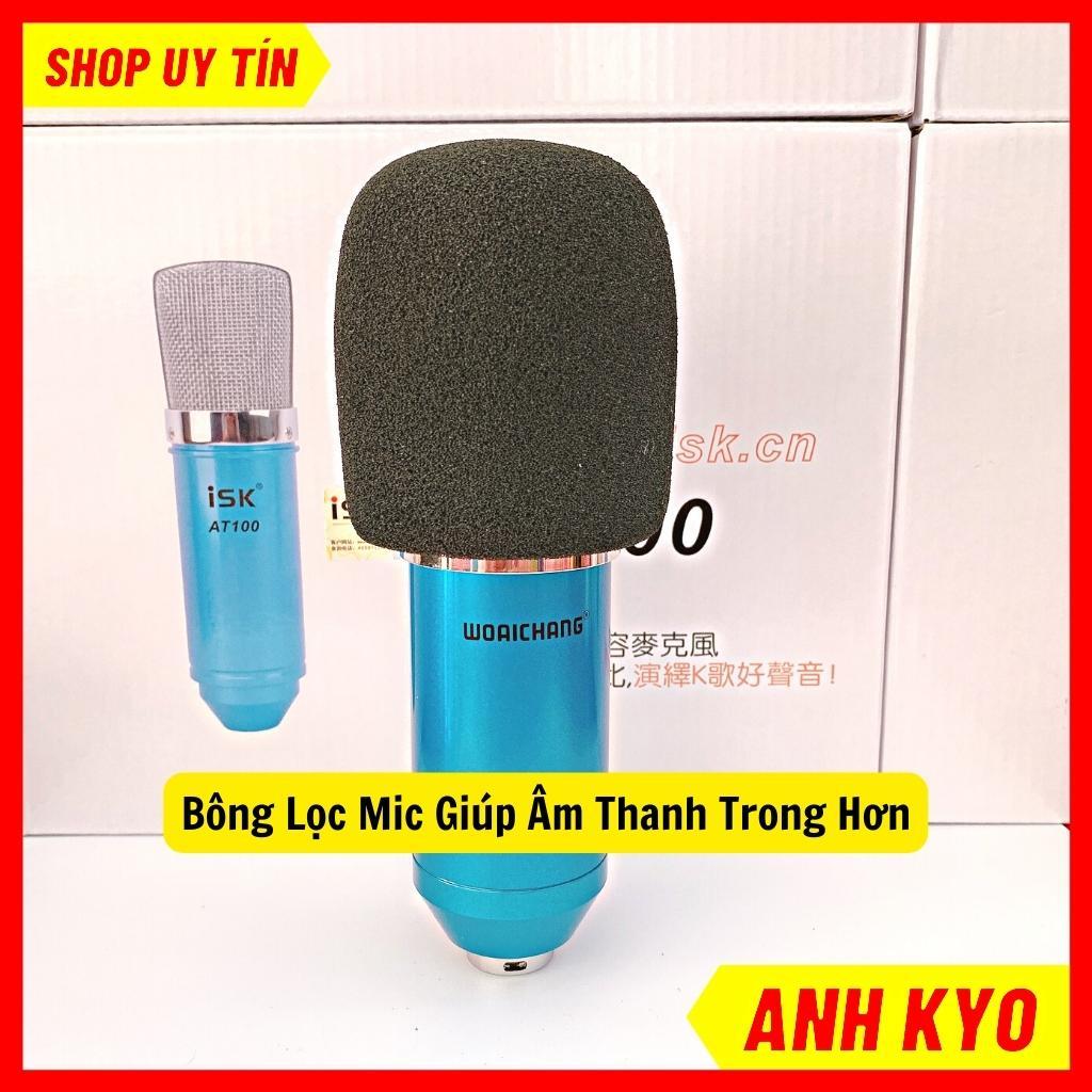 Mút Bọc Đầu Micro, Bông Lọc Gió, Màng Mút Lọc Âm cho Mic Thu Âm