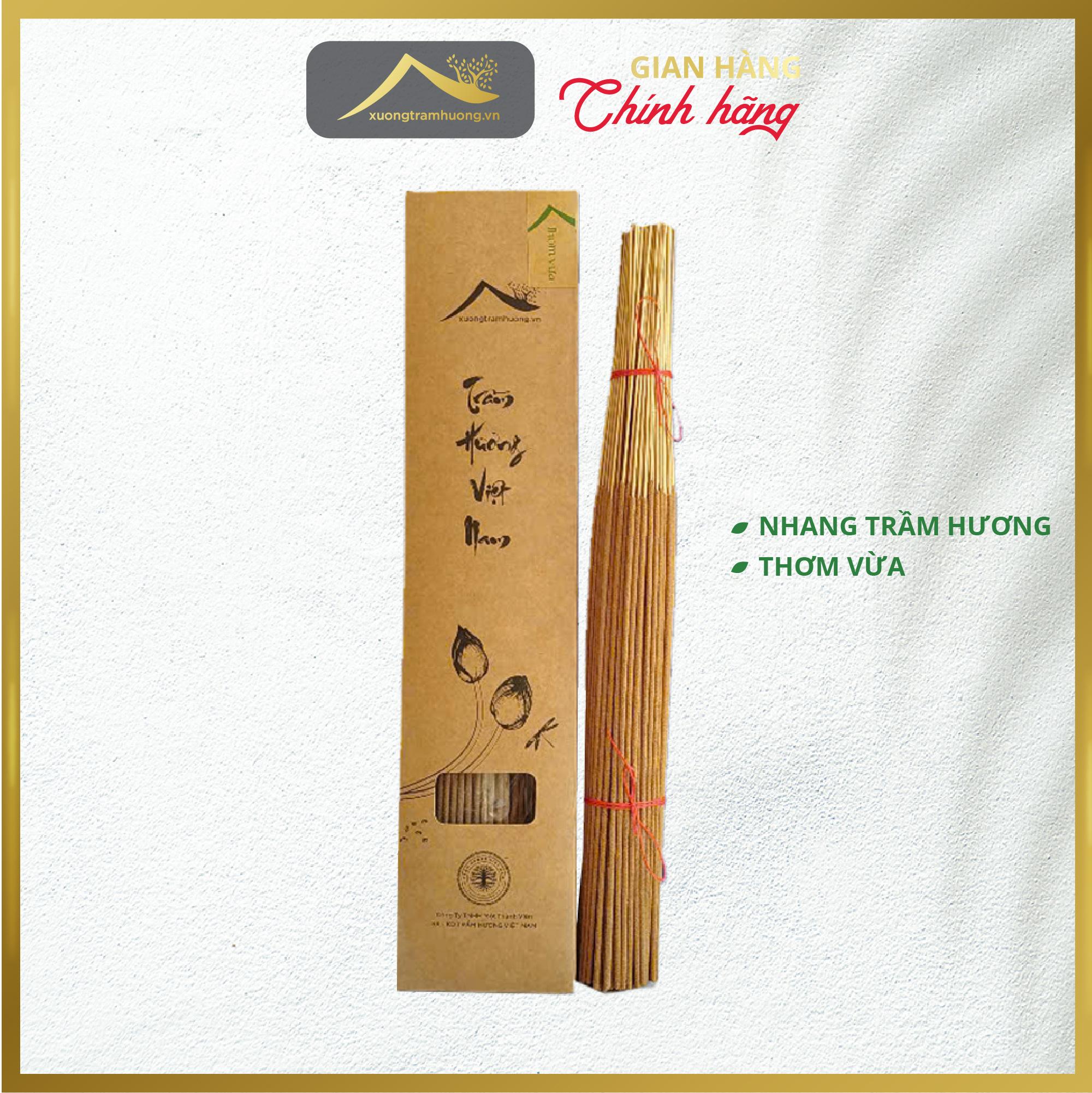 Nhang Trầm Hương Sạch Xưởng Trầm Hương Thơm Vừa An Toàn Sức Khoẻ 100 Cây Xông Nhà Tẩy Uế